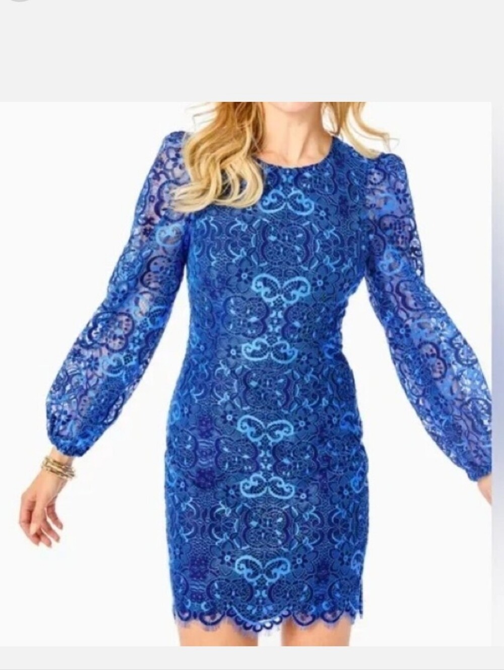Nwt Lilly Pulitzer Navy Dress $258.00 Sz 6 Georgi